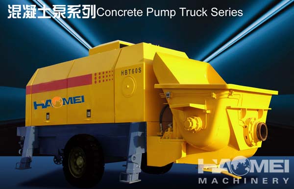 HBT60S1413-112R Trailer Concrete Pump