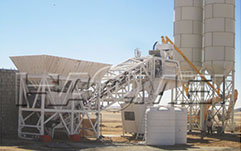 mobile ready mixed concrete batching plant yhzs60
