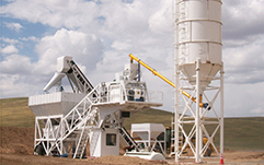 Recommend yhzs75 mobile concrete batching plant