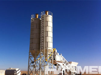 YHZS75 Mobile Concrete Batching Plant Was Shipped To Saudi Arabia