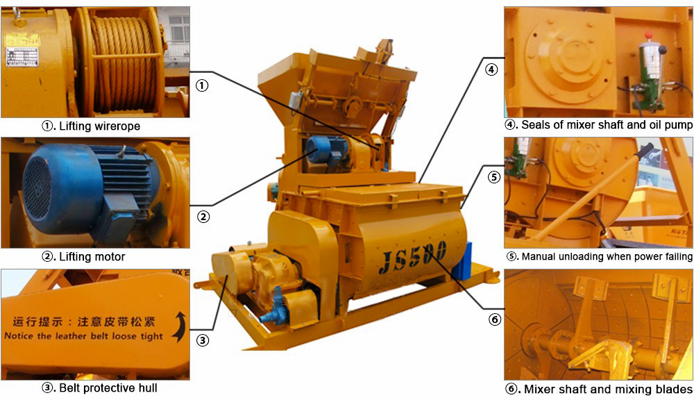 js500 Concrete mixer