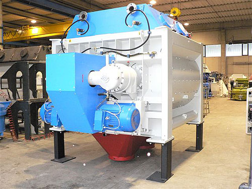 sicoma Twin shaft horizontal forced type mixer