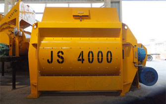 Twin Shaft Concrete mixer